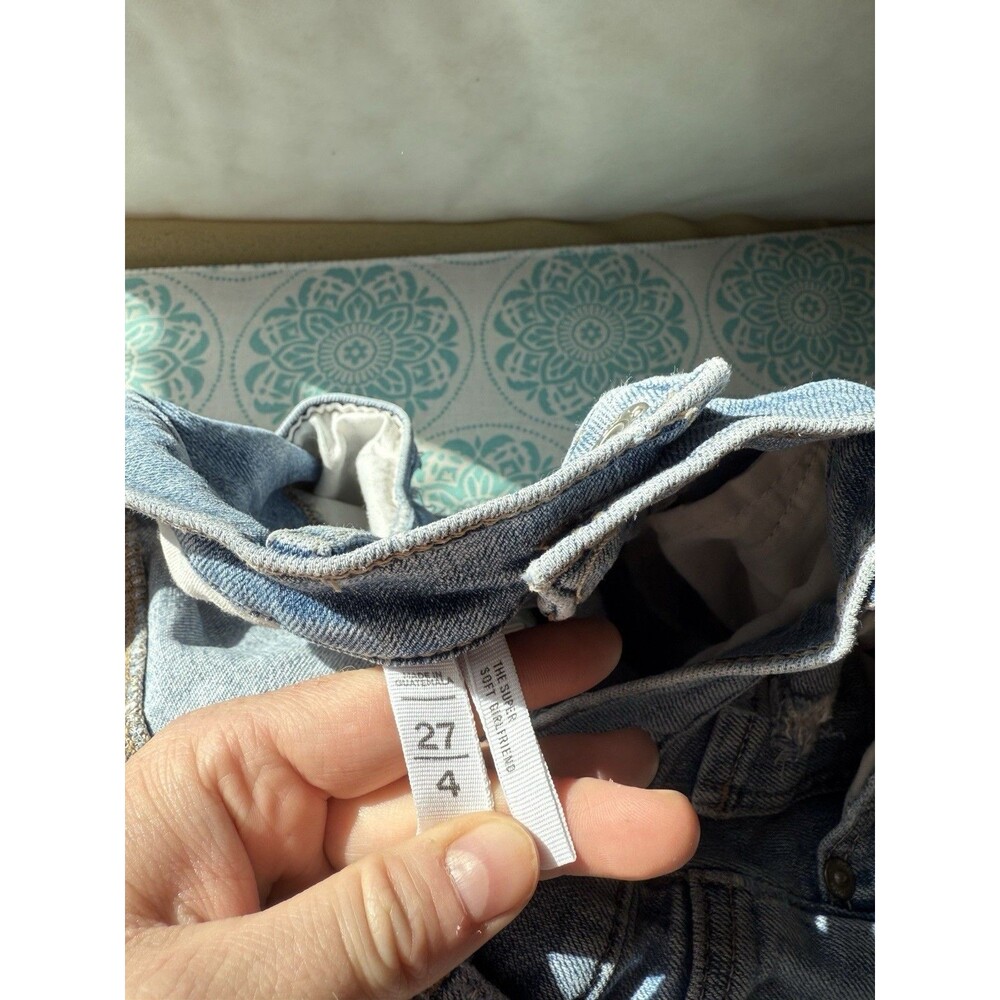 Made and Loved LOFT Women's Size 27/4 Jeans Modern Skinny Crop Blue - Picture 4 of 6